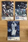 Vintage San Diego Chargers Signed 5.5x8” Photos - Set of 3