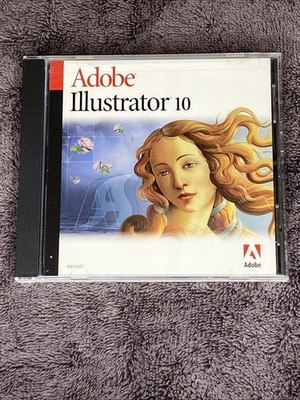 Adobe Illustrator 10 Macintosh CD with Serial Number Mac OS X and Mac OS 9
