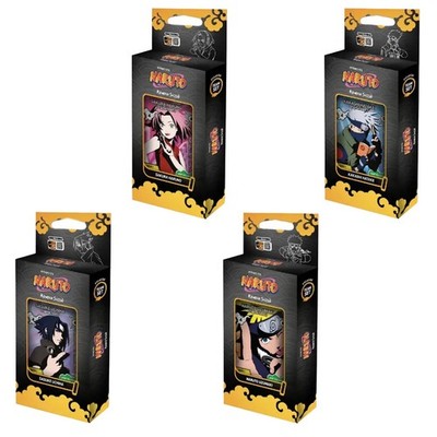 Naruto Mythos TCG - Konoha Shido Team Set 2nd Edition - 4er Bundle [EN]