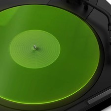12" Acrylic Turntable Mat Vinyl Slipmat Antistatic Bass Upgrade Green