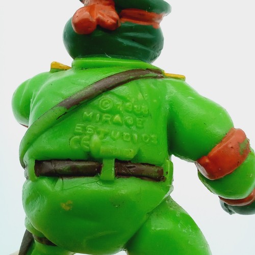 PVC Figure TMNT Ninja Turtles Army Yolanda made in Spain rare official 80s - Imagen 6 de 6