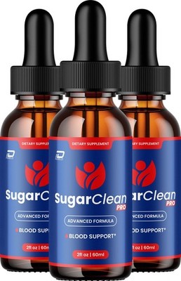 (3 Pack) Sugar Clean Pro Liquid Drops   SugarClean Pro Natural Extra Strength