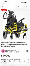 iNVACARE SOLARA WHEELCHAIR