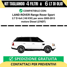 Tagliando per LAND ROVER Range Rover Sport 2.7 D 4x4 140 kw Diesel 2005-2013 ...