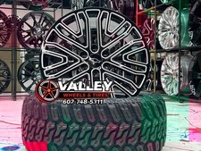 22 Oem Factory Black Cadillac Chevy F Gmc Wheels Rims Tires At4 Tires Hd 6x139