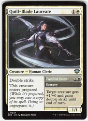 Quill-Blade Laureate // Twofold Intent 27 Secrets of Strixhaven