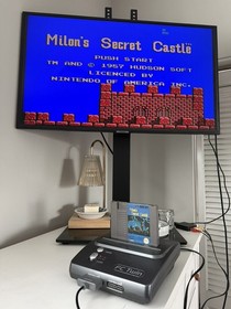 Milon's Secret Castle NES Nintendo Entertainment System Game Cartridge - TESTED