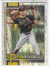 2026 Nick Gonzales Topps Series 1 Celebration Confetti Pittsburgh Pirates #119