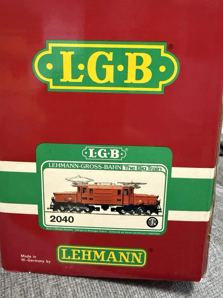 LGB G Scale 2040 Rhb Ge 6/6 Rhaetian Brown Electric Crocodile #413 LN/OB - Image 3 of 4