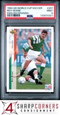 1994 UPPER DECK WORLD CUP SOCCER ENGLISH/SPANISH #207 ROY KEANE HOF PSA 9
