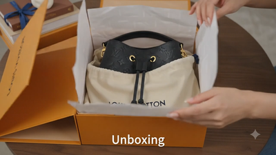 Louis Vuitton NéoNoé MM M45256 Black Empreinte Chip version