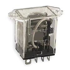 Omron Ly2f-Dc12 Relay, 8Pin, Dpdt, 10A, 12Vdc