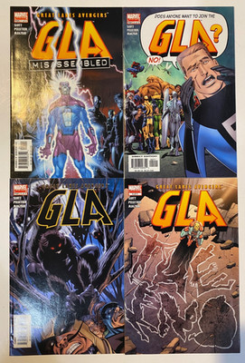 Great Lakes Avengers 1-4 GLA by Dan Slott Complete Series 2005 Marvel Comics