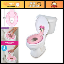 Minnie Mouse Potty Training Seat - Secure Toilet Attachment, Space-Saving Design
