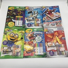 Lot Of 6 Crayola Coloring Activity Book for Kids 0031