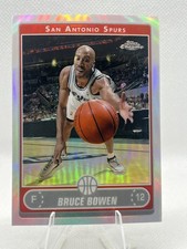 Bruce Bowen 2006-07 Topps Chrome #70 Refractors San Antonio Spurs