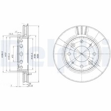 Disque de frein Kia CLARUS
