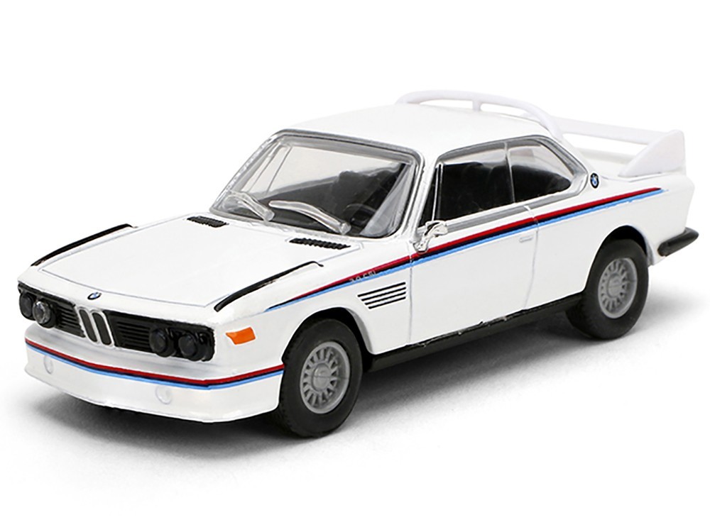 1975 BMW 3.0 CSL WHITE 1/64 DIECAST MODEL CAR BY MAJORETTE