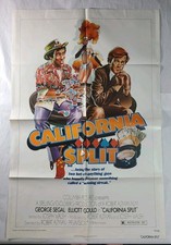 California Split (1974) Original 27x41 Movie Poster Altman Elliott Gould California Split (1974) Original 27x41 Movie Poster Altman Elliott Gould