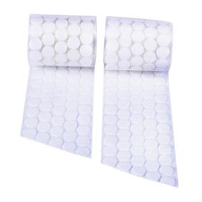 Self Adhesive Dots,1100pcs 550 Pairs 0.59" Diameter Strong Sticky Back Hook ...