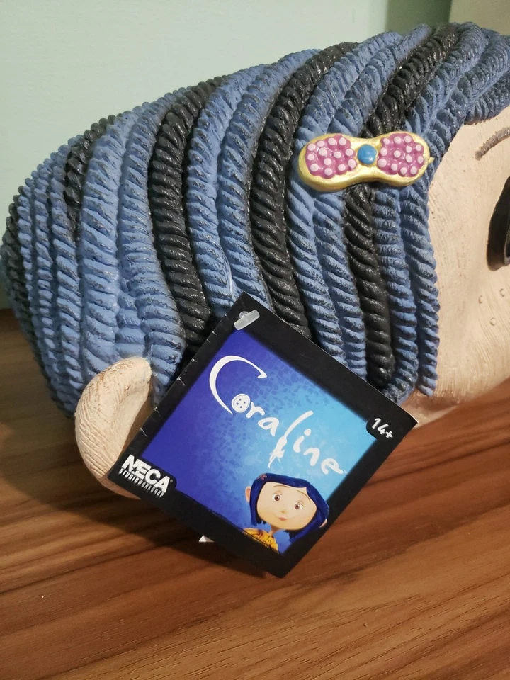 Coraline Adult Deluxe Overhead Doll Mask, Latex. - Image 4 of 4