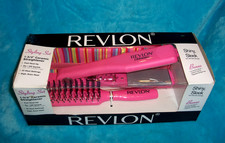 REVLON Rosa 3 piezas Elegante y Brillante Plancha de Pelo Plancha Set de Peinado con Bolsa de Viaje-RARA