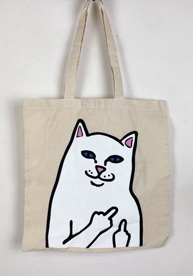 Ripndip Cat Tote Bag SIZE OS