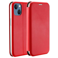 Beline Book Magnetic HüLle FüR Iphone 14 Plus 6,7 Zoll, Rot