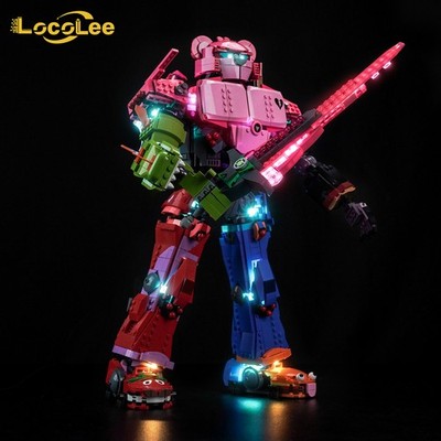 LocoLee LED Licht Kit für LEGO Fortnite 77078 Mecha-Anführer Licht Set
