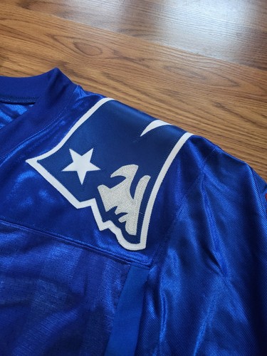 Wilson NFL Authentic Trikot New England Patriots Drew Bledsoe 44 *FLECKEN* - Bild 4 von 12