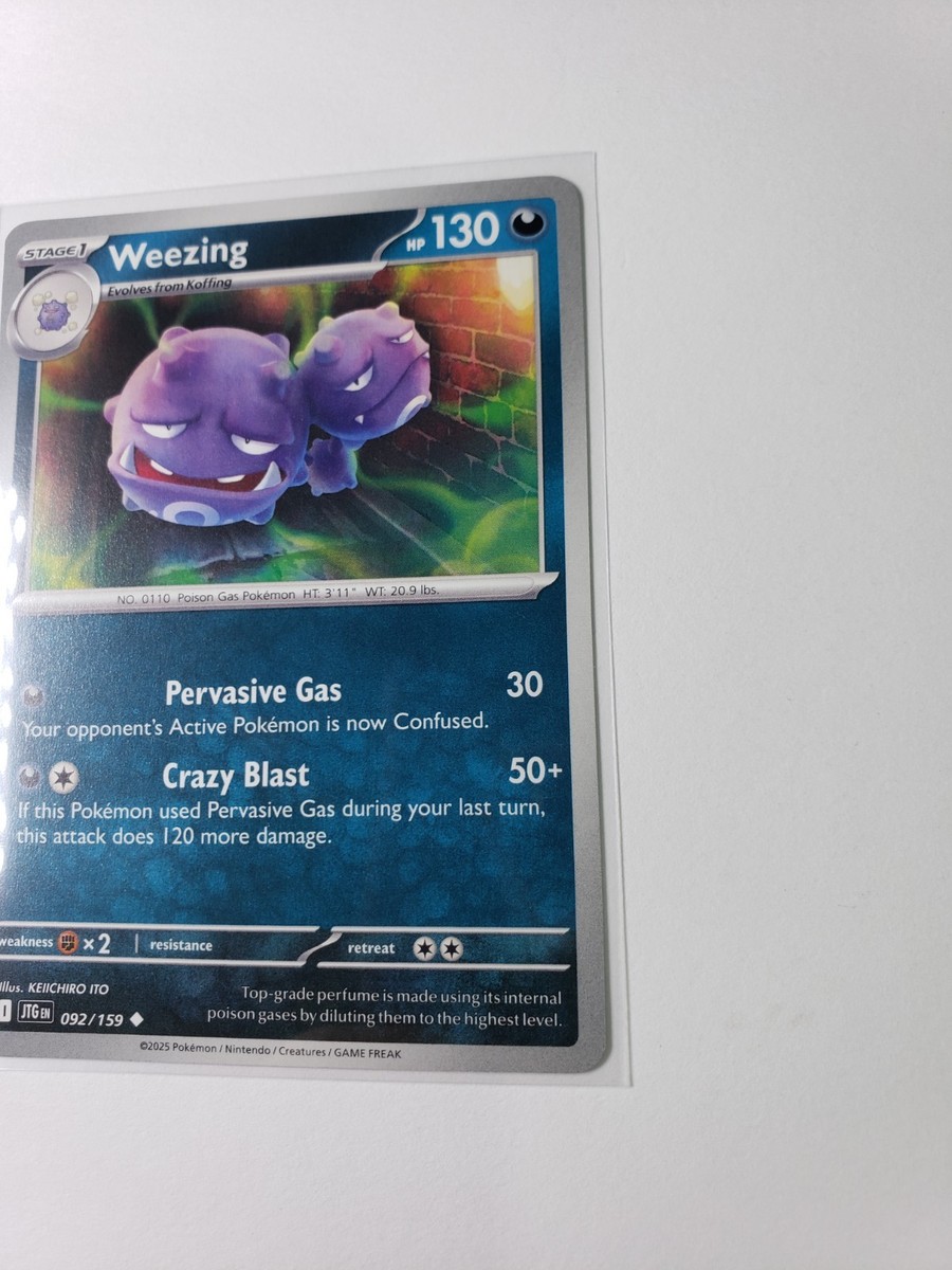 Pokemon Weezing 092/159 Sv09: Journey Together Regular | eBay