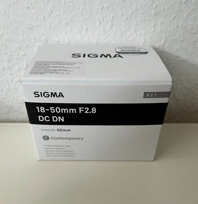 Sigma 18-50mm F2.8 DC DN für Sony E-Mount Objektiv, Objektivbajonett schwarz
