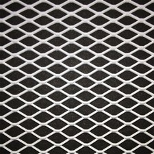 Racing lattice Str8 30x30cm Medium hole distance white for motorcycle, scooter