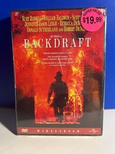 Backdraft DVD w/Kurt Russell     .widescreen        BRAND NEW  SEALED 