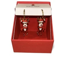 NWT Christmas Earrings - 3D Reindeer Earrings - The Unbranded Brand