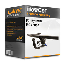 Für Hyundai i30 Coupe 02.2013-jetzt TOWCAR Anhängerkupplung abnehmbar NEU