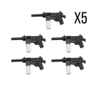 NEW Grease Gun X5 For LEGO Minifigures WW2 Military Accessories Army American