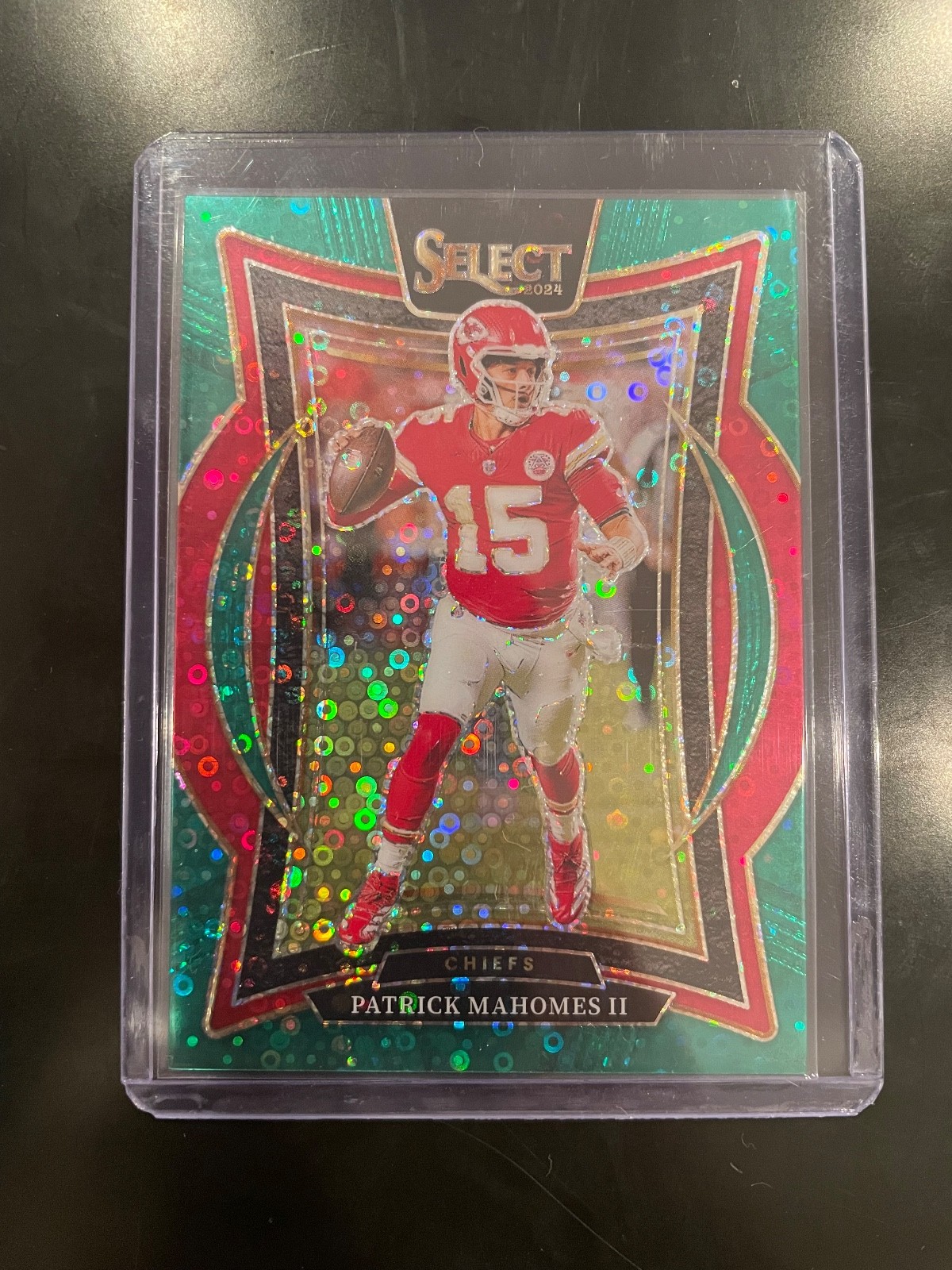 2024 Select Patrick Mahomes II #33 Concourse Level Green Disco /5 SSP Chiefs