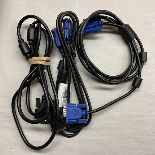 Lot of 50 Male VGA to Male VGA Cables 15 Pin MIXED LENGTHS FREE *FAST SHIPPING*