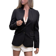 GUCCI Blazer Jacket Black Sz 40 IT 4 US