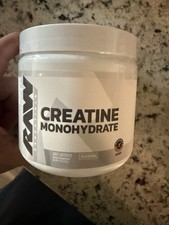 2 Creatina Monohidrato en Polvo Raw Nutrition Sin Sabor 30 Porciones 5.4 OZ