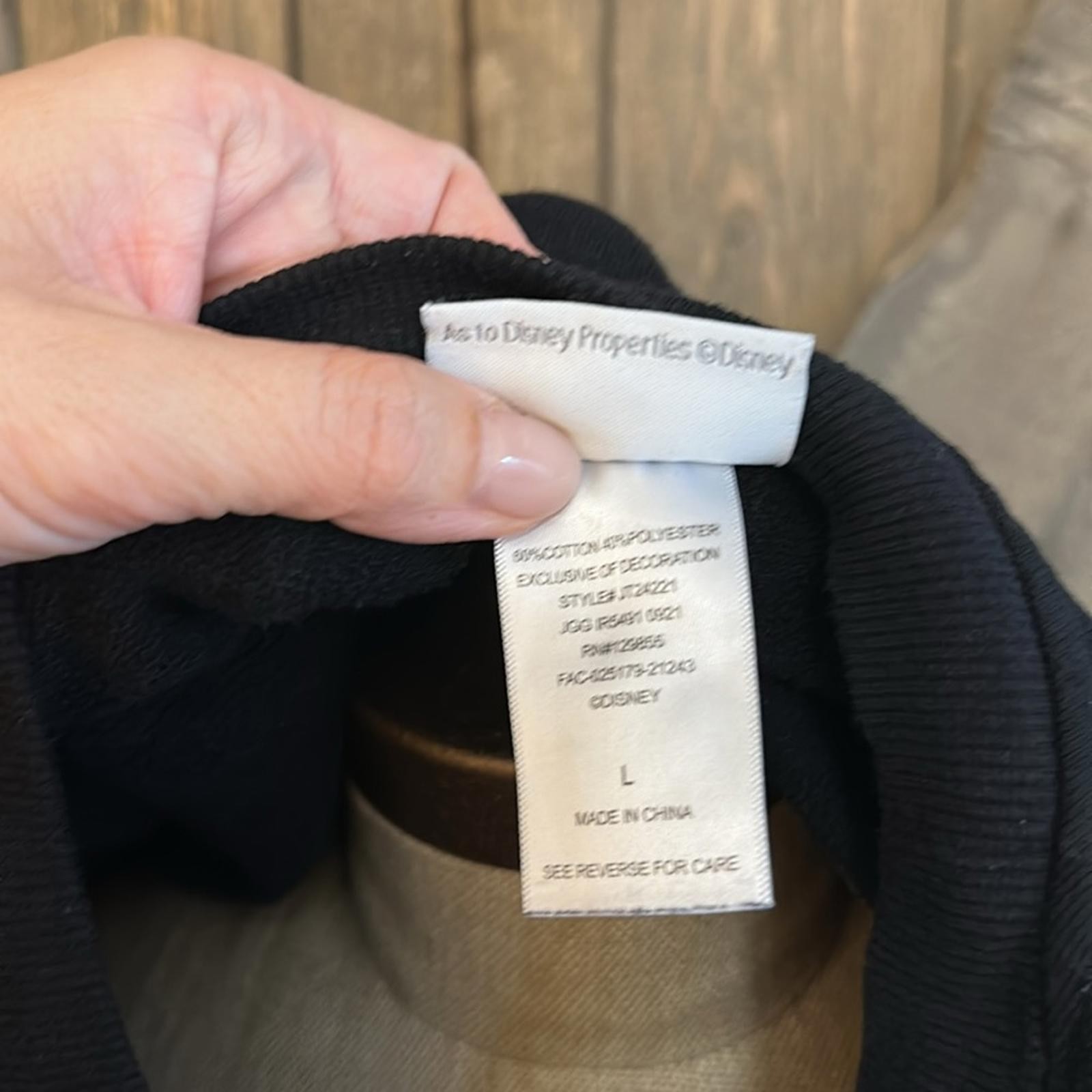 Disney Pullover Black Mickey Mouse Sweatshirt - image 7