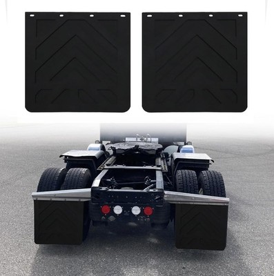 2 Pack Truck Mud Flaps for Semi Trucks 24 x 24 Inch Heavy Duty Rubber Splash Gua
