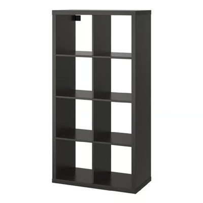 IKEA KALLAX Regal schwarzbraun 77x147 Würfel Aufbewahrung Bücherregal Vitrinenregal