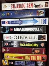 Retro VHS Movie Bundle Sci-Fi, Action Thrillers MIB Blade Stargate Bundle 9