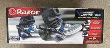 Razor Turbo Jetts Electric Heel Wheels DLX Blue w/Lighted Wheels .Brand New 