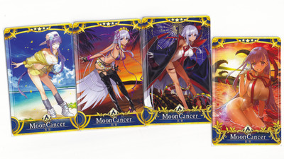 Summer BB Moon Cancer All Ascensions 4 Card Set Fate Grand Order Arcade FGO