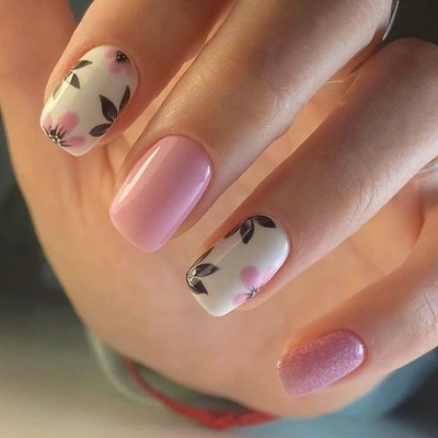 Acrylic False Nail,Artificial Nail Glues on Nail Press on Nail Design Fake Nail