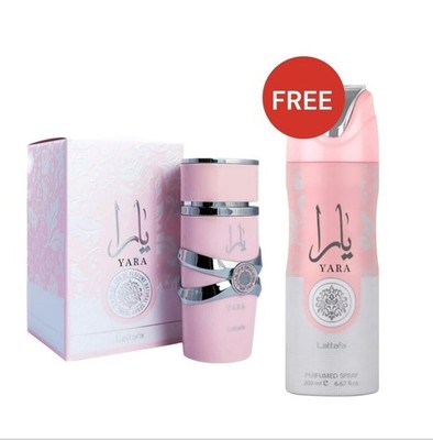 Lattafa Yara - Vanilla, Gourmand, Fruity, Floral - Eau de Parfum Long-Lasting 