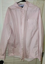 Tommy Hilfiger 80's 2 Ply Fabric Long Sleeve Button Down Shirt XL